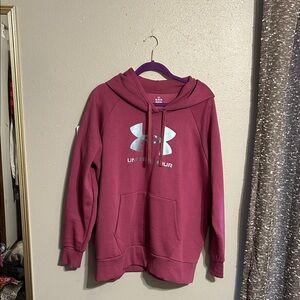 Under Armour Maroon Hoodie with Logo